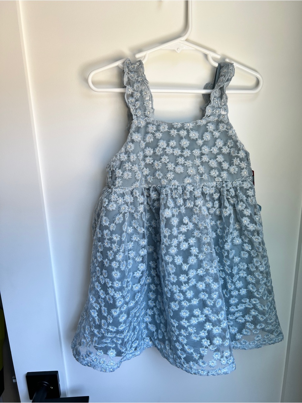 Cat & Jack 3T Blue Daisy Embroidered Dress | Easter Spring Special Occasion 🌼💙